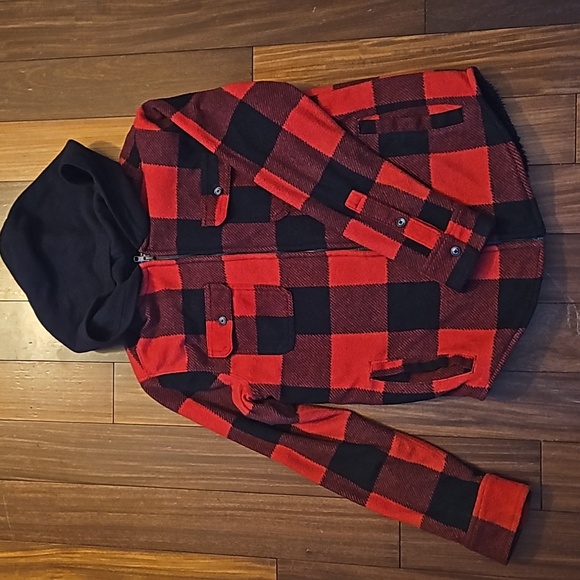 Boys Hoodie Flannel - Picture 3 of 8